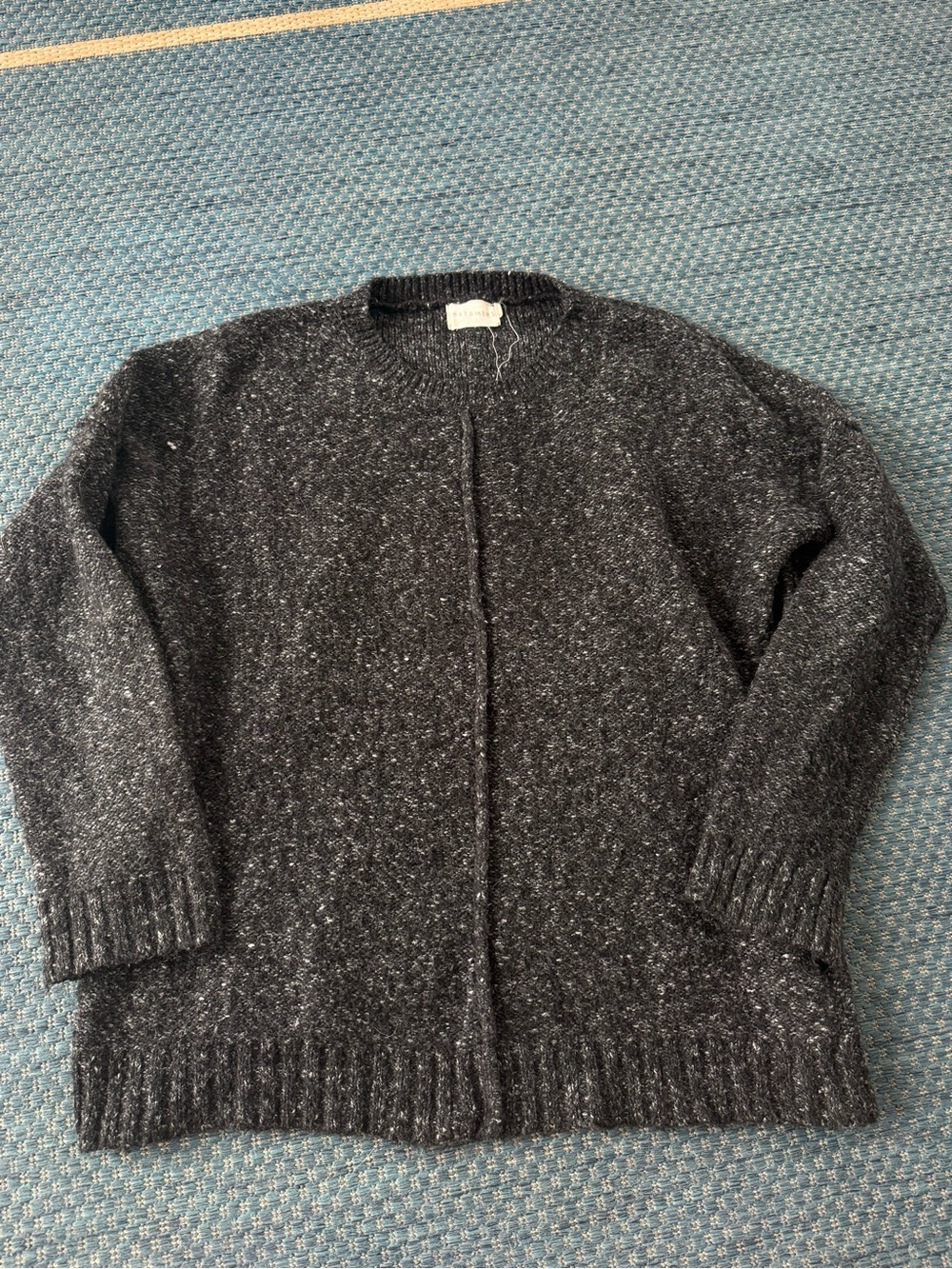 Oversized Charcoal Knit Sweater